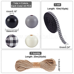 DIY Wood Beads Jewelry Making Kits&nbsp;DIY-PH0002-50