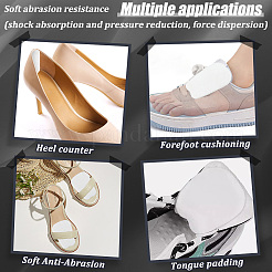 12 Pairs 3 Styles Felt Shoes Tongue Pads&nbsp;AJEW-PH0008-13B