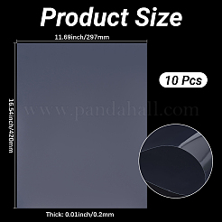 Plastic Sheets&nbsp;AJEW-WH20128-043B