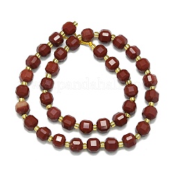 Natural Red Jasper Beads Strand&nbsp;G-I376-D77-01