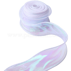 5Rolls Flat Rainbow Color Organza Ribbon&nbsp;OCOR-CY0003-29A