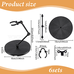 6 Bags Adjustable Plastic Action Figure Displays&nbsp;ODIS-FG0002-30B