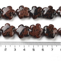Natural Mahogany Obsidian Beads Strands&nbsp;G-F769-N01-01