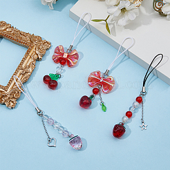 Acrylic Mobile Straps&nbsp;HJEW-HS00011