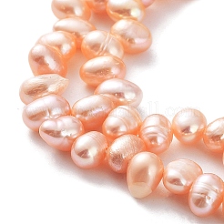 Natural Cultured Freshwater Pearl Beads Strands&nbsp;PEAR-J007-81B