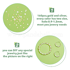 160Pcs 4 Style Brass Charms&nbsp;KK-FH0006-03