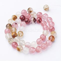 Tigerskin Glass Beads&nbsp;GSR8mmY-1
