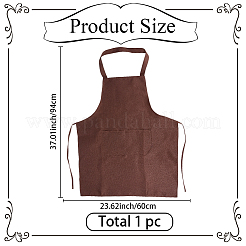 Waterproof Polyester Apron&nbsp;AJEW-BM0001-59B