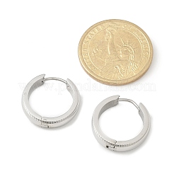304 Stainless Steel Hoop Earrings for Women&nbsp;EJEW-C096-59P
