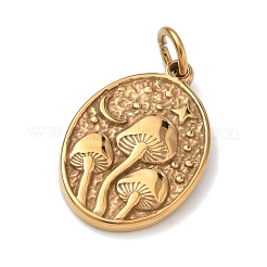 Embossed 304 Stainless Steel Pendants&nbsp;LS-STAS-Z189-05G