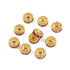 Brass Rhinestone Spacer Beads&nbsp;RB-A014-Z8mm-23G
