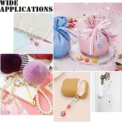 20Pcs 10 Colors Acrylic Evil Eye Pendant Decorations&nbsp;HJEW-YW00202