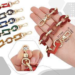 5Pcs 5 Colors Acrylic and CCB Plastic Link Chains Bag Handles&nbsp;AJEW-PH0002-65