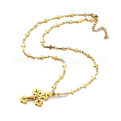 201 Stainless Steel Pendant Necklaces for Women Men&nbsp;NJEW-G115-01G