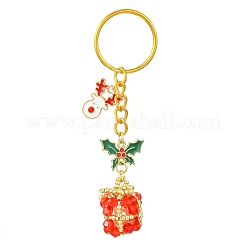 3Pcs 3 Styles Woven Glass Keychains&nbsp;KEYC-MZ00017