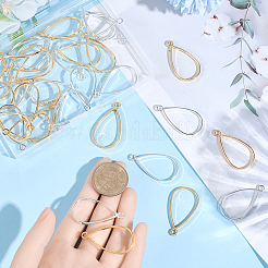 40Pcs 2 Colors Alloy Pendants&nbsp;FIND-SP0004-97A