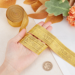 Flat Embroidery Polyester Ribbons&nbsp;OCOR-WH0003-010A