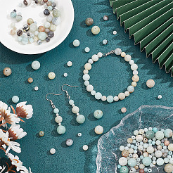 4 Strands 4 Styles Natural Flower Amazonite Beads Strands&nbsp;G-NB0005-22
