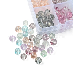 8 Colors Glass Bead Strands&nbsp;GLAA-FS0001-86