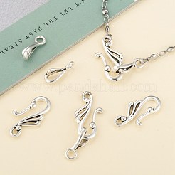 Tibetan Silver Hook and Eye Clasps&nbsp;LF1157Y