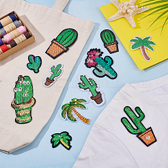 26Pcs 11 Styles Polyester Computerized Embroidery Cloth Iron on/Sew on Patches&nbsp;PATC-PH0001-52