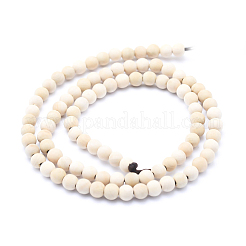 Natural Wood  Beads Strands&nbsp;WOOD-P011-07-6mm
