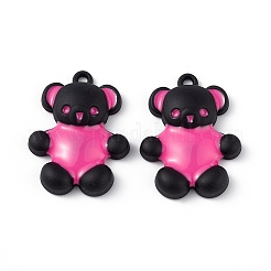 Spray Painted Alloy Pendants&nbsp;PALLOY-K001-41