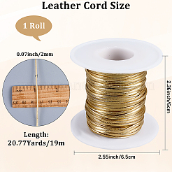 19M Flat  PU Leather Cord&nbsp;LC-CL0001-08B