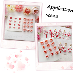12Pcs 12 Styles Plastic Clay Pressed Molds&nbsp;DIY-WH20048-071