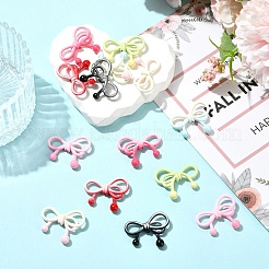 14Pcs 7 Colors Baking Paint Alloy Beads&nbsp;FIND-YW0012-46