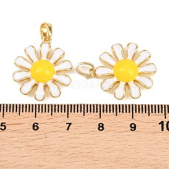 Brass Enamel Pendants&nbsp;KK-H262-17G