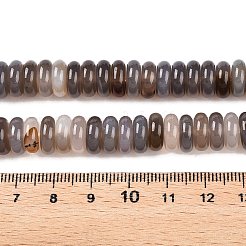 Natural Grey Agate Beads Strands&nbsp;G-T138-71