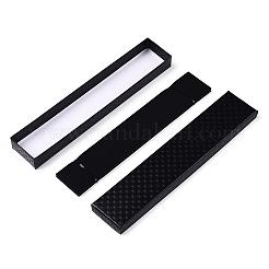 Rhombus Textured Cardboard Jewelry Necklace Boxes&nbsp;CBOX-T006-03A