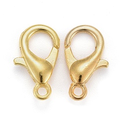 Zinc Alloy Jewelry Findings Golden Lobster Claw Clasps&nbsp;X-E105-G