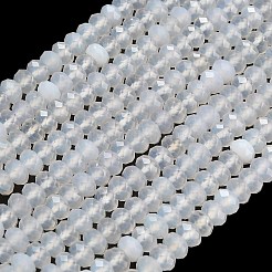 Natural White Agate Beads Strands&nbsp;G-C280-A11-01