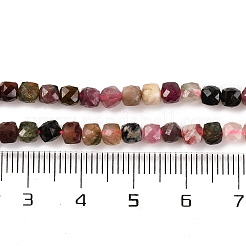 Natural Multicolor Tourmaline Beads Strands&nbsp;G-F770-A01-01