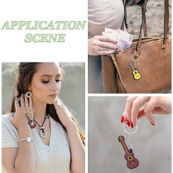 6Pcs 6 Styles Silicone Keychains&nbsp;KEYC-YW0001-30