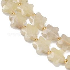 Natural Lemon Quartz(Heated) Beads Strands&nbsp;G-P573-C12-01