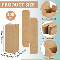 Kraft Paper Gift Storage Boxes&nbsp;CON-WH0089-210A-01