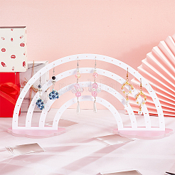 Acrylic Jewelry Earring Display Stands&nbsp;EDIS-WH0022-10