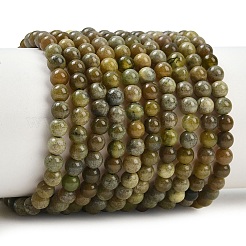 Natural Canada Jade Beads Strands&nbsp;G-B171-B01-4mm