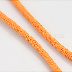 Round Nylon Satin Rattail Cord&nbsp;X-NWIR-O001-A-13
