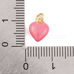 Rack Plating Brass Enamel Pendants&nbsp;KK-P269-10G-02