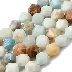Natural Flower Amazonite Beads Strands&nbsp;G-Z119-A08-03