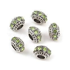 Alloy Rhinestone European Beads&nbsp;MPDL-R036-01F