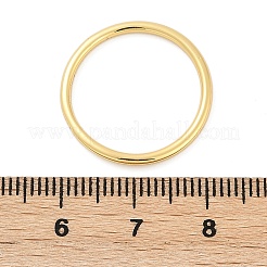Simple Brass Finger Rings for Women&nbsp;RJEW-G343-12G