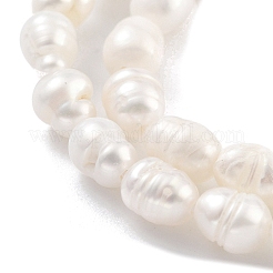 Natural Cultured Freshwater Pearl Beads Strands&nbsp;PEAR-P062-03A