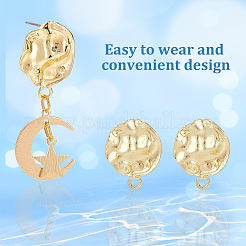 20Pcs Zinc Alloy Stud Earring Finding&nbsp;FIND-PH0007-97
