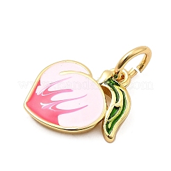 Brass Enamel Charms&nbsp;KK-A268-30G-02
