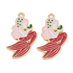 Alloy Enamel Pendants&nbsp;ENAM-S126-115-NR